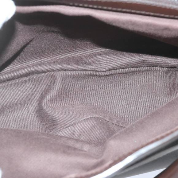 CELINE Hand Bag Leather Brown Auth bs10411 - Picture 10 of 16